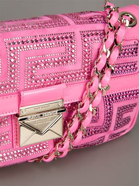 pink versace pouch|Versace collection evening bag.